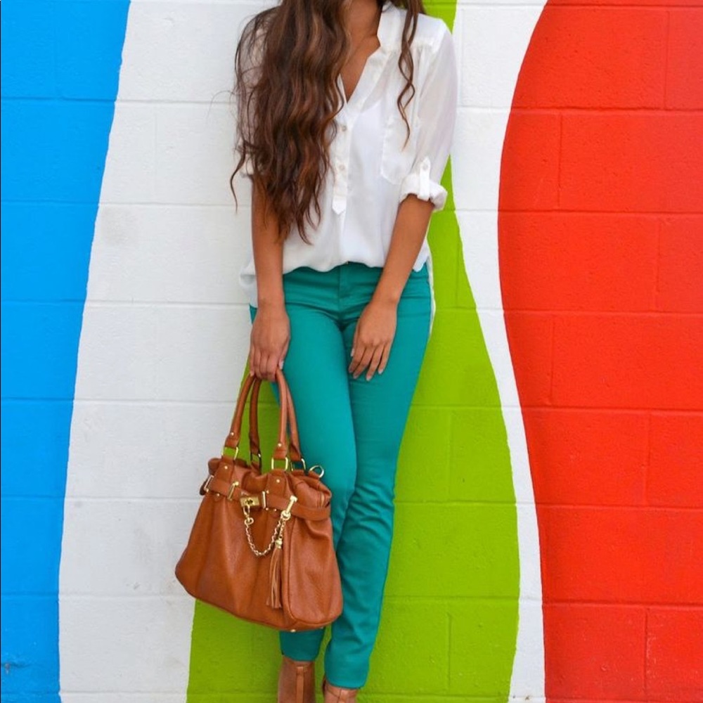 JOE’S Jeans Teal or Turquoise Skinny Jeans Size 27